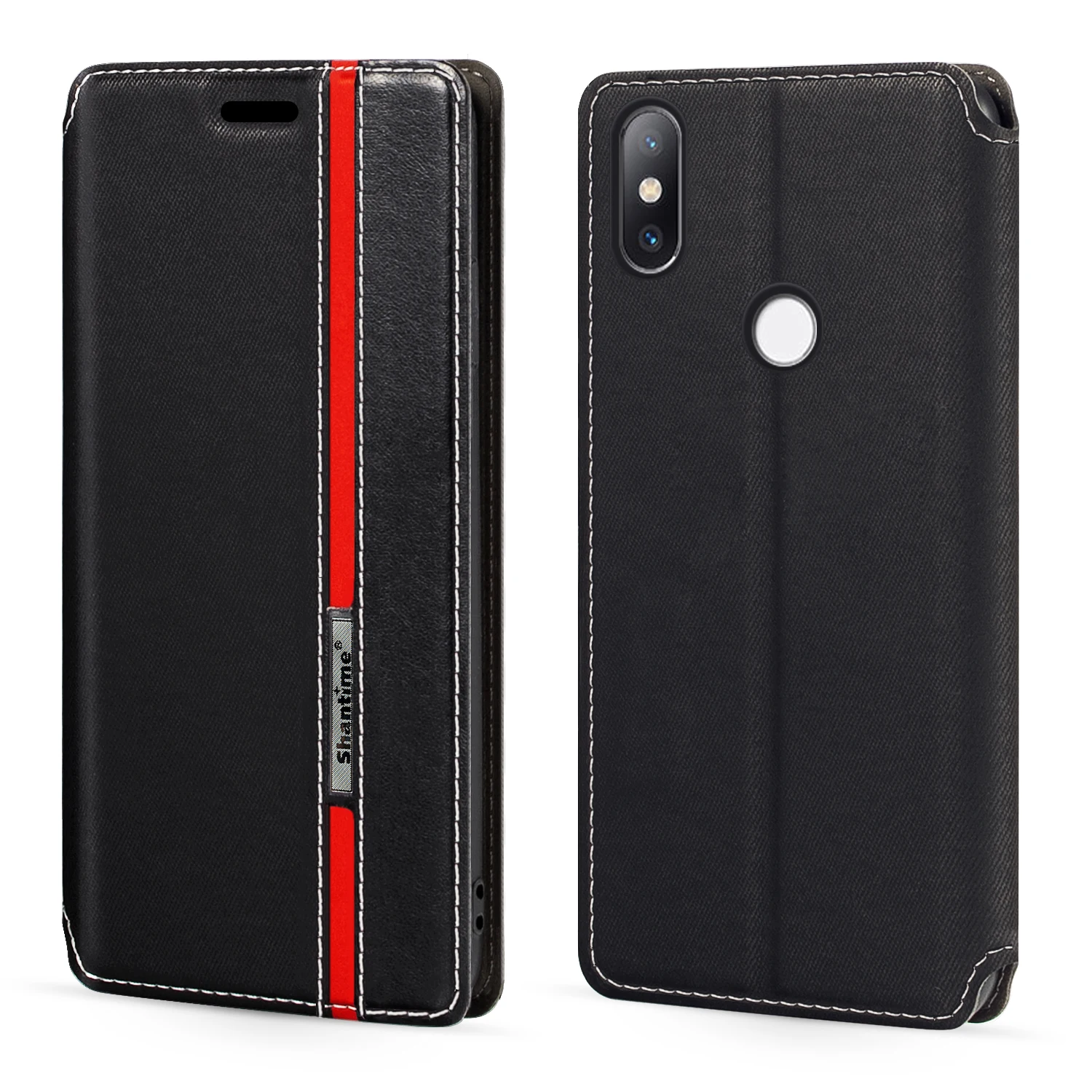 

For Xiaomi Mi Mix 2S Case Fashion Multicolor Magnetic Closure Leather Flip Case Cover with Card Holder 5.99 inches