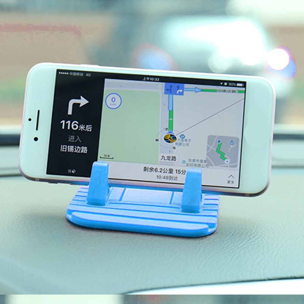 Автомобильный телефон gps Противоскользящий коврик для приборной панели подставка-держатель на рабочий стол кронштейн Hands-Free держатель для сотового телефона