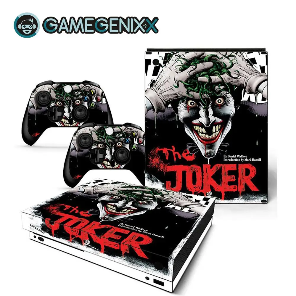 The Joker Защитная Наклейка GAMEGENIXX для Xbox One X и 2 контроллера-The Joker - Цвет: The Joker
