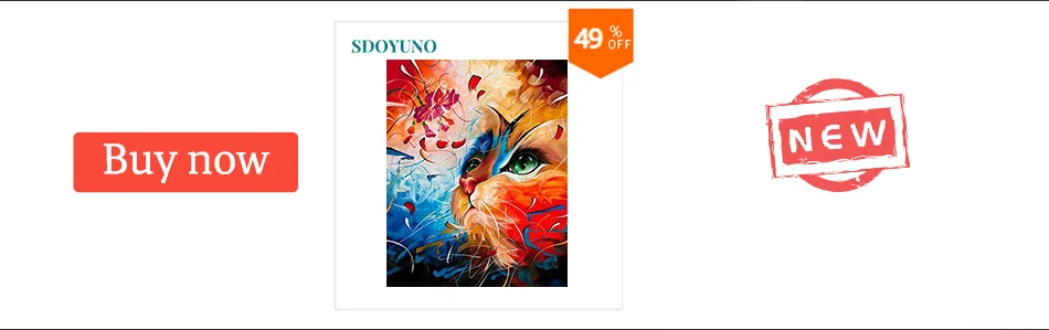 SDOYUNO DIY Frame Painting By Numbers Wooden Frame 40x50cm 50x65cm 60x75cm Combination Unique Gift Wall Art Picture Artworks