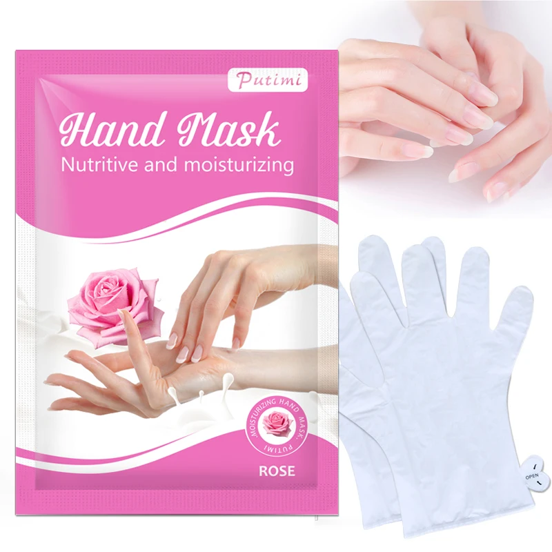 EFERO Plant Extract Hand Mask Gloves Moisturizing Whitening Skin Care Anti-Aging Hands Spa Care Hand Film Cream Mask 10pack=20pc