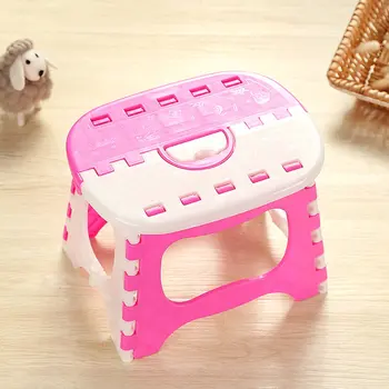 

Folding Step Stool Lightweight Step Stool Mini Cartoon Safe Stool for Kitchen, Bathroom, Bedroom, Kids or Adults