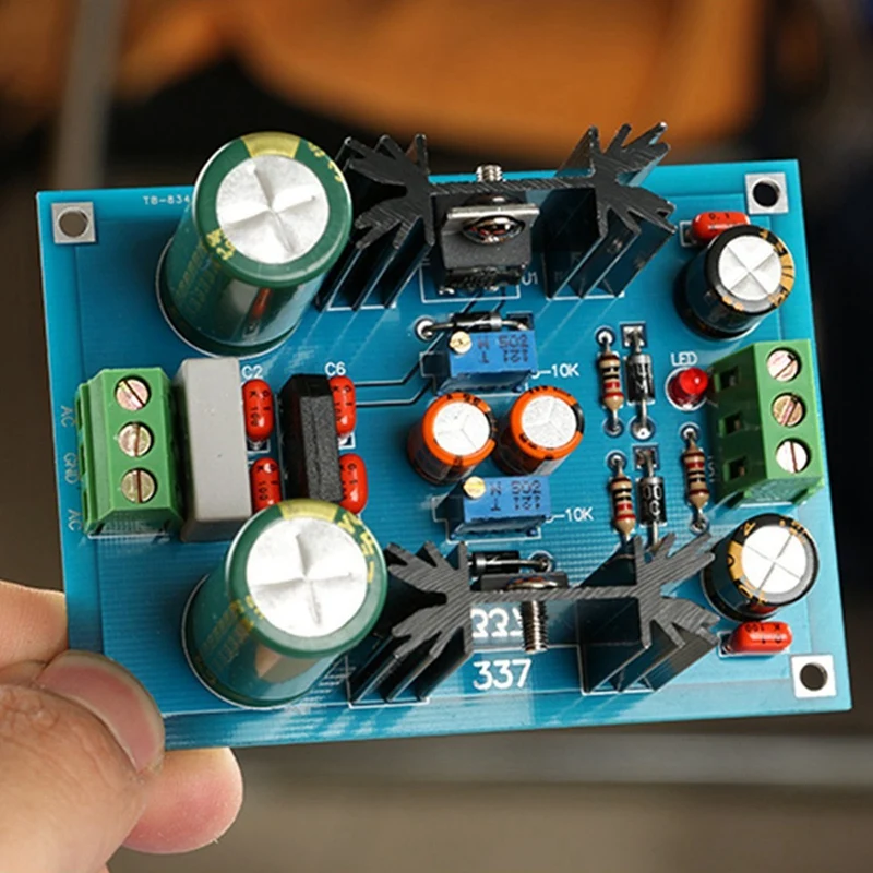 Lm317 регулируемый фильтрующий источник питания Lm337 регулятор напряжения модуль Diy Kit