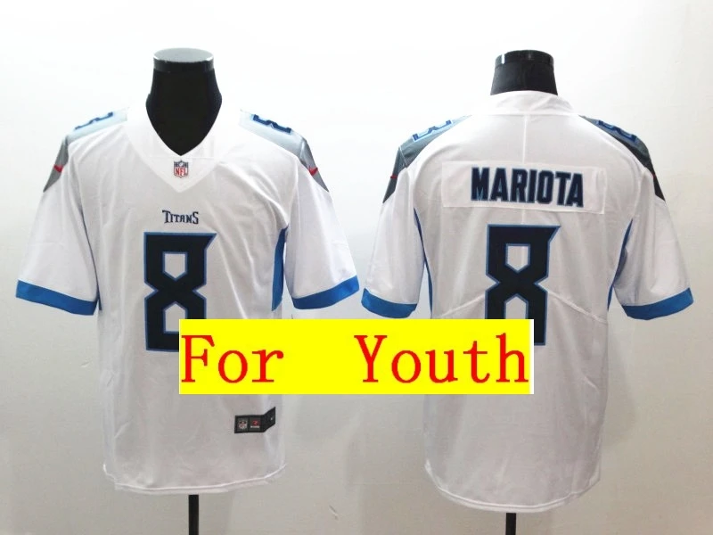Youth Tennessee Marcus Mariota Kevin Byard Derrick Henry Adoree' Jackson Vapor Untouchable Limited Jersey Shirts - Цвет: 3