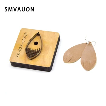 

SMVAUON New Metal Cutting Dies Tassels Leaves Earrings Cutting Mold Wood Dies For Leather Blade Rule Cutter For Crafts Paper