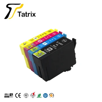 

Tatrix T3491 T3492 T3493 T3494 Color Compatible Printer Ink Cartridge for Epson WorkForce WF-3721 Printer