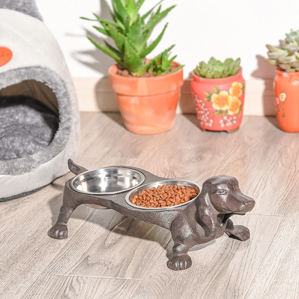 Brown Dog Feeder