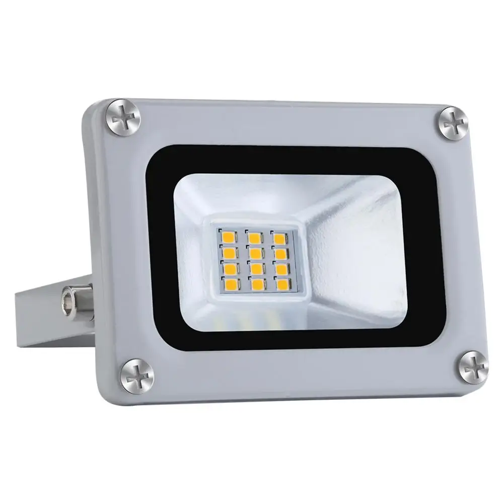 

1/2pcs LED Flood Light 10W 220V Cool White Floodlight Garden Square Spotlightled 4th Generation Flood Light Street Light