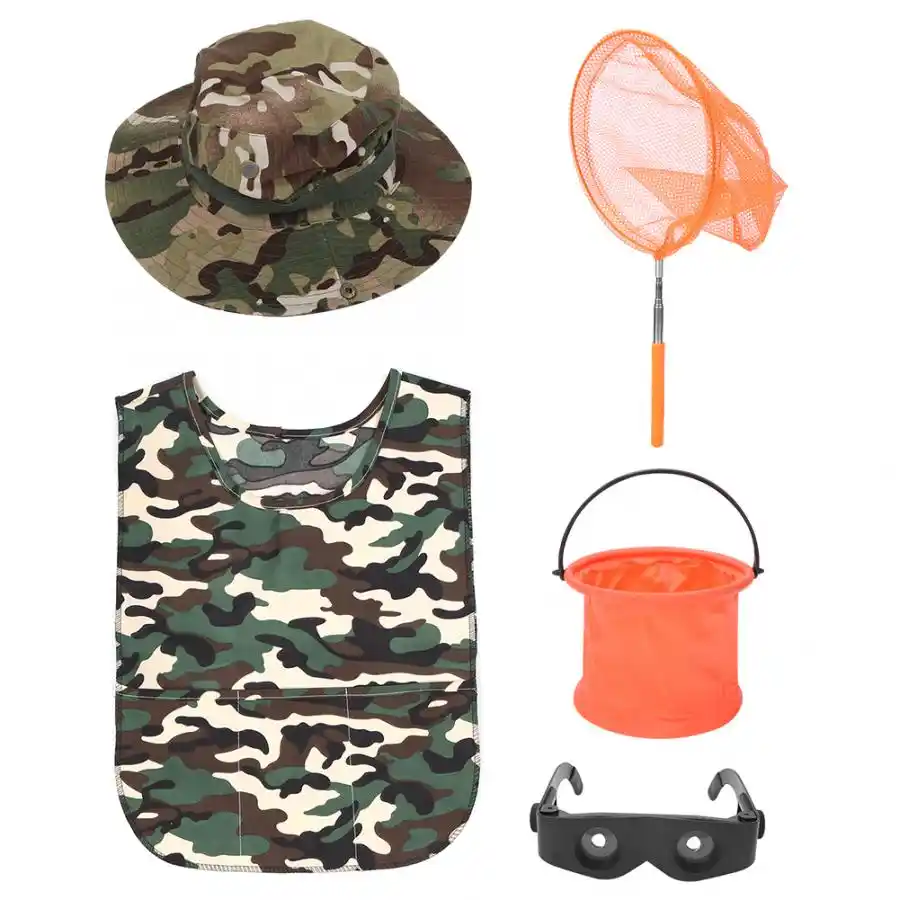 toddler fishing vest and hat