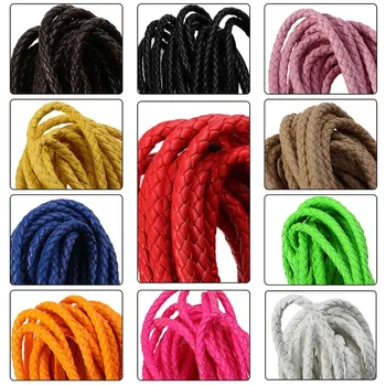 

25m/lot 6MM PU Leather Rope String Twine Bags Shoes Collection Moving Straps Sewing Fabric Accessories
