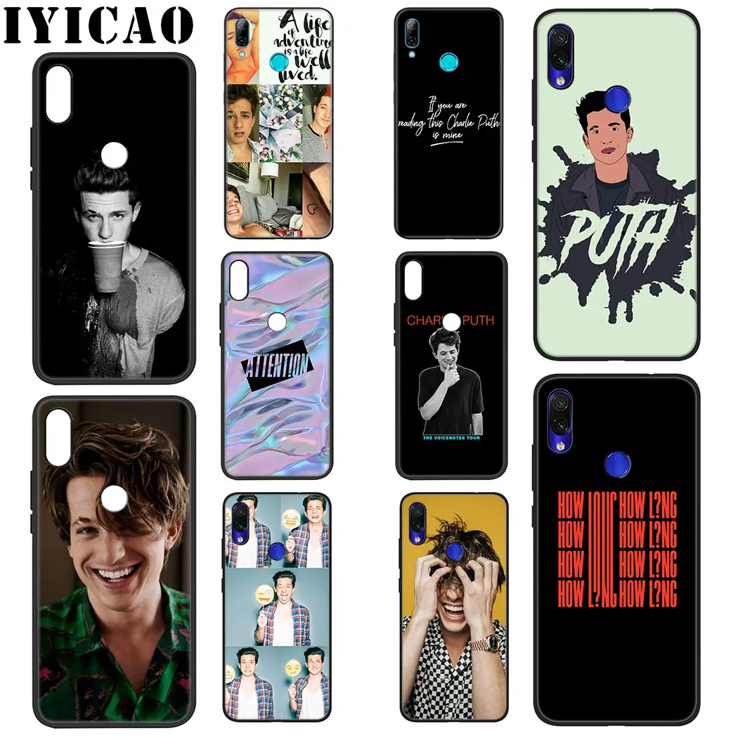 Мягкий силиконовый чехол IYICAO Singer Charlie Puth для Xiaomi Redmi Note 5 6 7 8 Pro 5A Prime 4X |