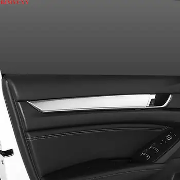 

BJMYCYY For Honda Accord 10th 2018 2019 4PCS/SET Stainless steel decorative strip for car door panel