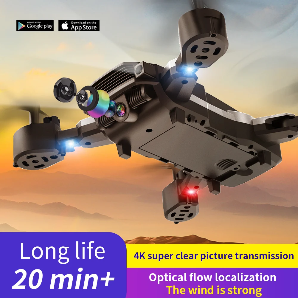 Mini Drone 4K 1080P HD Camera Folded Quadcopter Aerial Photography RC Airplane One-Key Return FPV Drones Kid's Outdoor Toys Mini Drone 4K 1080P HD Camera Folded Quadcopter Aerial Photography RC Airplane One-Key Return FPV Drones Kid's Outdoor Toys