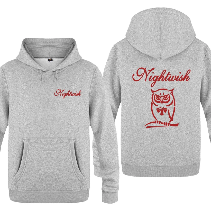 HUIY HOT Nightwish рок толстовки для любителей музыки Для мужчин Для мужчин с капюшоном пуловер с начёсом Толстовка - Цвет: HUIY HOT