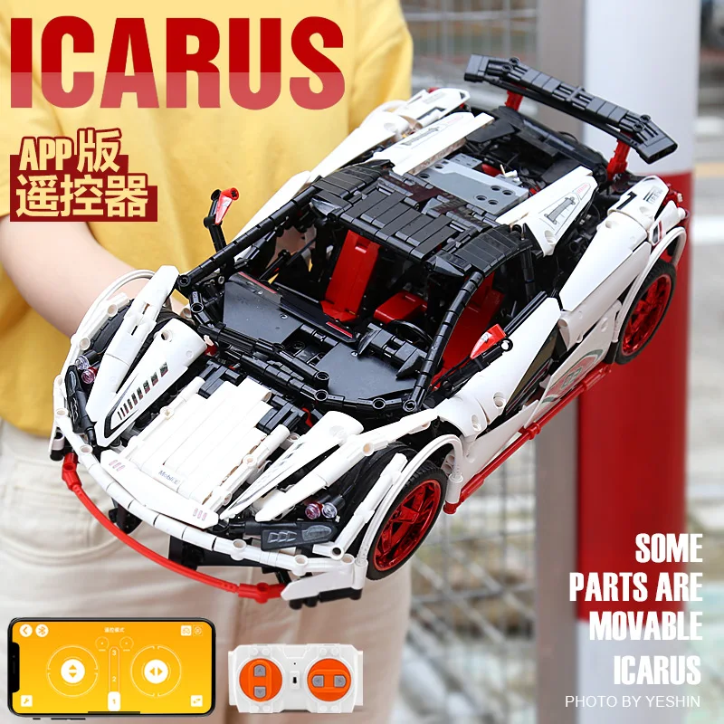 DHL пресс форм King 13067 1928 шт. MOC 3918 Veneno Roadster совместим с 20087 дистанционным управлением
