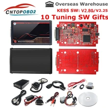 Online KESS V5.017 V2.80 ECU Chip Tuning Tool KTAG SW V2.25 V7.020 4 LED KESS Master V2.47 BDM Frame programmatore ECU K-TAG 7.02