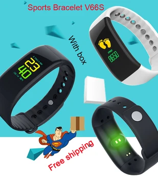 

2020 Men's Women's Smart Watch V66S Sports Fitness Tracker Blood Oxygen Smartwatch Bluetooth Camera Bracelet For Apple Android