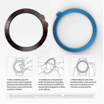 

Adhesive Stainless Steel Fashion Clear Scale Shockproof Watch Ring Cover Anti Scratch Bezel Styling Round For Garmin Fenix 5x