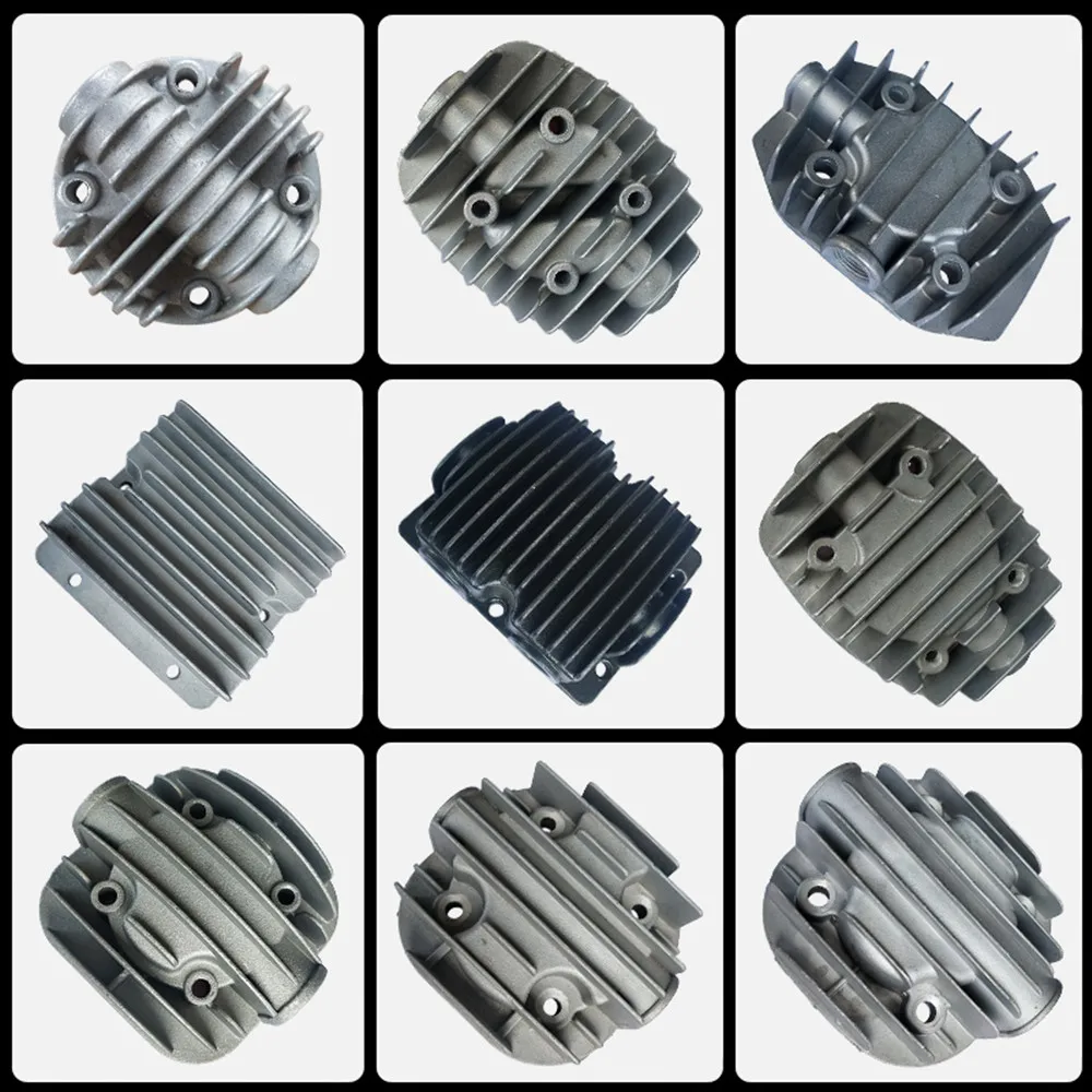 Testata Cilindro Compressore Aria - 2 Pezzi In Alluminio, Filettatura G3/8, 48x62mm - Foto 11