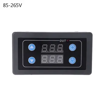 

DC12V AC110V/220V Digital Time Delay Relay Module Timer Cycle Control with Case WXTC