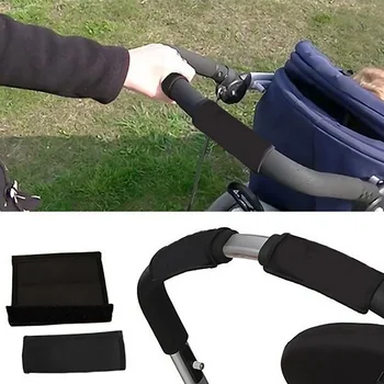 

2pcs Baby Stroller Handle Cover Anti-slip Waterproof Handle Bar Grip Cover Protector for Baby Stroller Carriage Pram Accessories