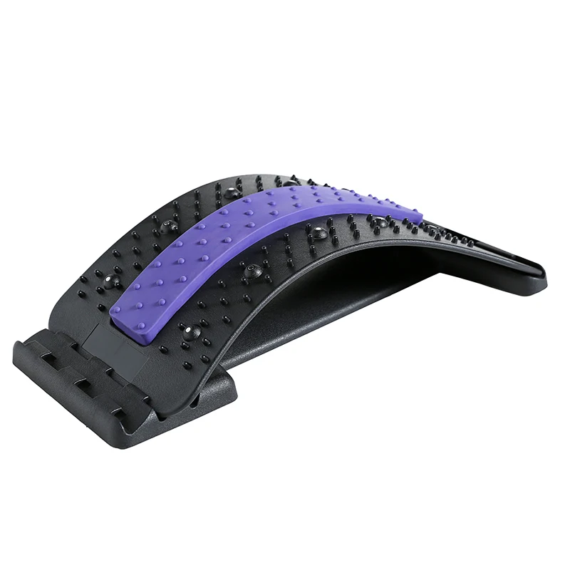 Purple Black Корректор de Postura Mujer массажер для спины боль в позвоночнике Акупунктура Магнитная терапия Резиновая полоса поясничный ортез Предотвращение поясницы - Цвет: Purple Black