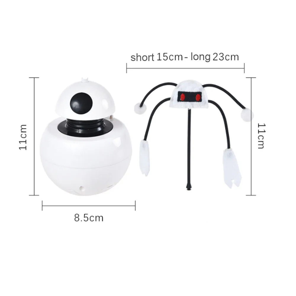 3 In 1 360 degrees Roatated Cat Electric Rolling Toy Robot Tumbler Laser Magic Ball Creative Toy Play Dolls