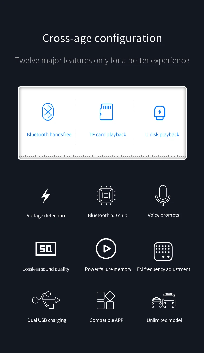 Автомобильный MP3-плеер Konrisa, Bluetooth 5,0, fm-передатчик, модулятор, автомобильный комплект громкой связи, двойной usb-порт, поддержка USB, флеш-драйвер, TF карта