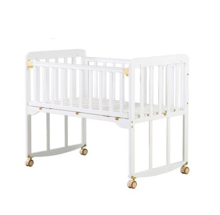 Berceau En Bois Massif Sans Peinture Pour Bebe Lit Multifonctionnel Pour Enfant Berceau Pour Nouveau Ne Aliexpress