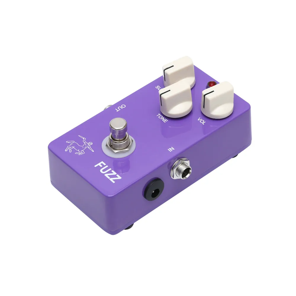 

High Quality Purple Color Fuzz Effect Pedal For Guitar Ture Bypass Distortion Pedals Musical Instrument Accessories