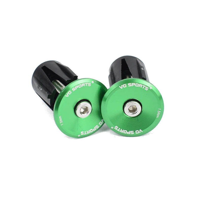 Bike Handle Grips 1 pair Aluminium Alloy MTB Handlebar End Cap Plugs Caps For Bicycle Accessories