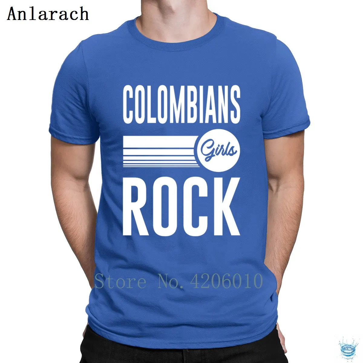 Royalblue Футболка для девочек в Колумбийском стиле, Модные трикотажные футболки, рубашка для отдыха для мужчин размера плюс 3xl, новая футболка, лидер продаж - Цвет: Royalblue