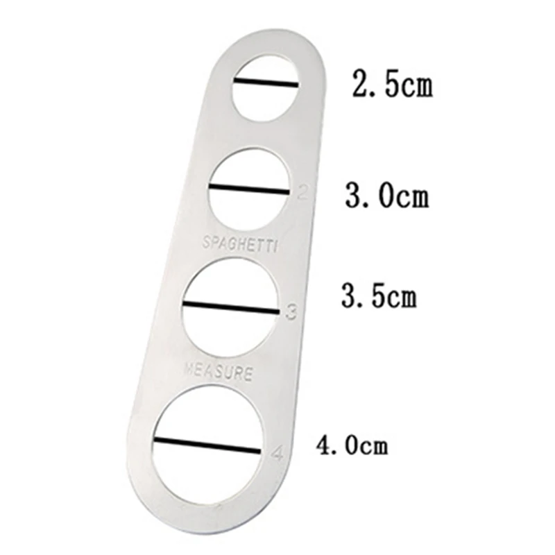 Нержавеющая сталь паста Измеритель для спагетти четыре отверстия измерительный инструмент кухонный гаджет измерительный инструмент
