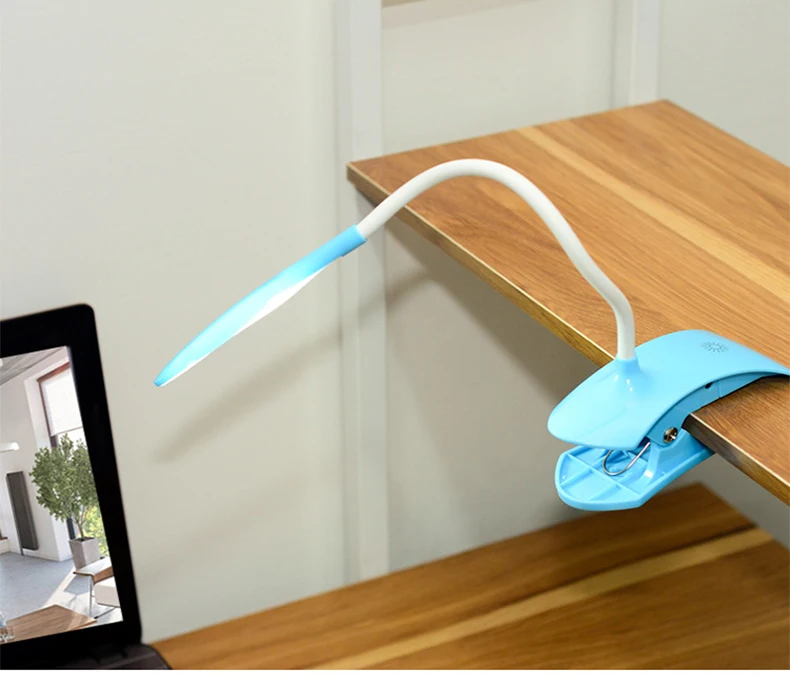 USB светодиодный настольная лампа для чтения книг светильник светодиодный настольная лампа с зажимом для обучения лампа для детей Bureaulamp Lampara De Mesa Luminaria De Mesa