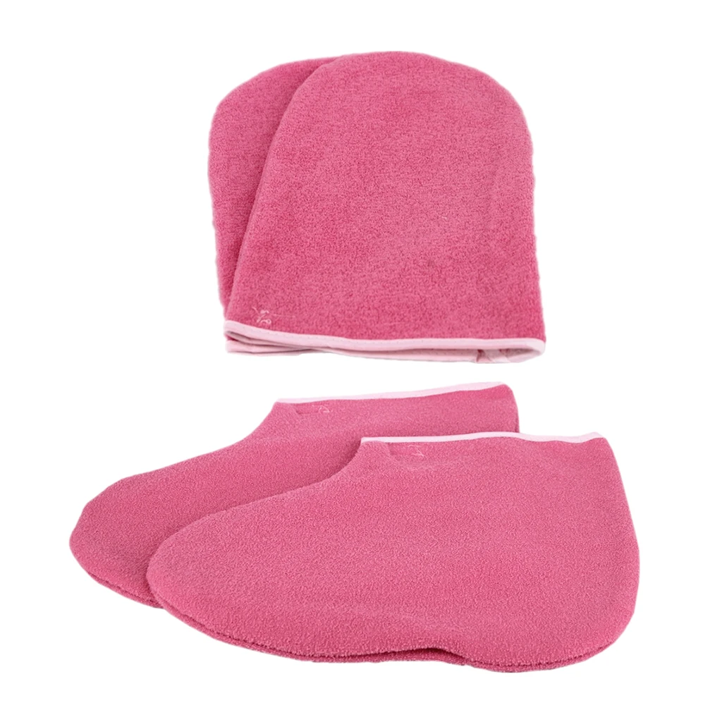 2 пары теплых перчаток Увлажняющие гелевые спа носки отбеливающие мягкие