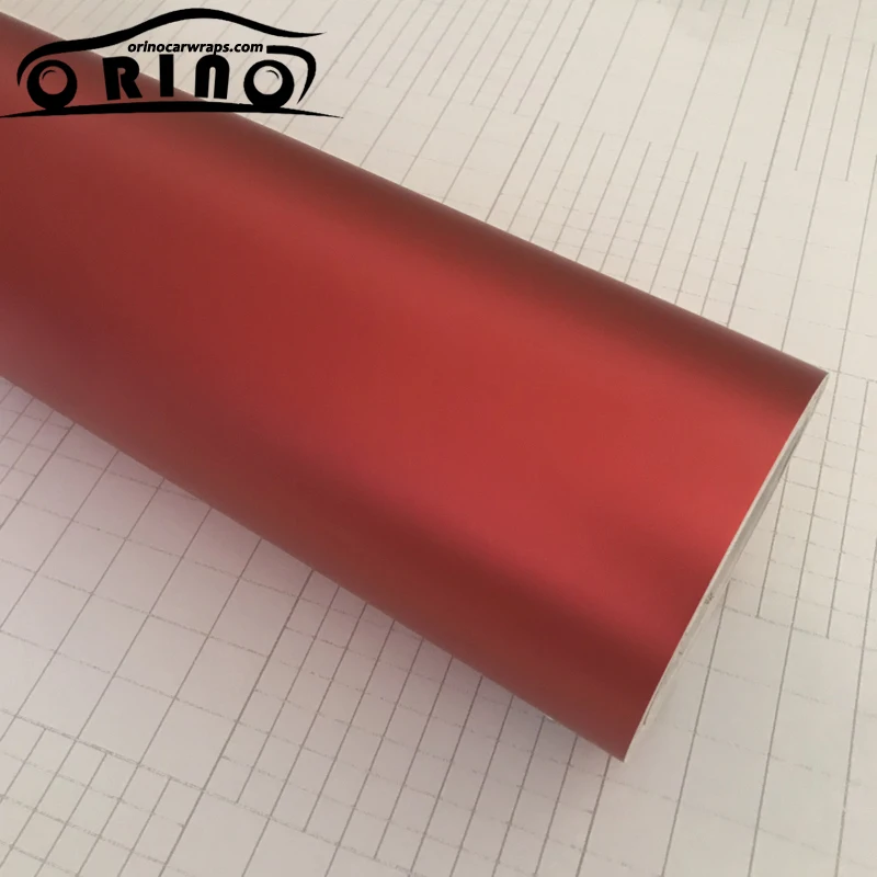 Red Metallic Chrome Vinyl Wrap Film-1