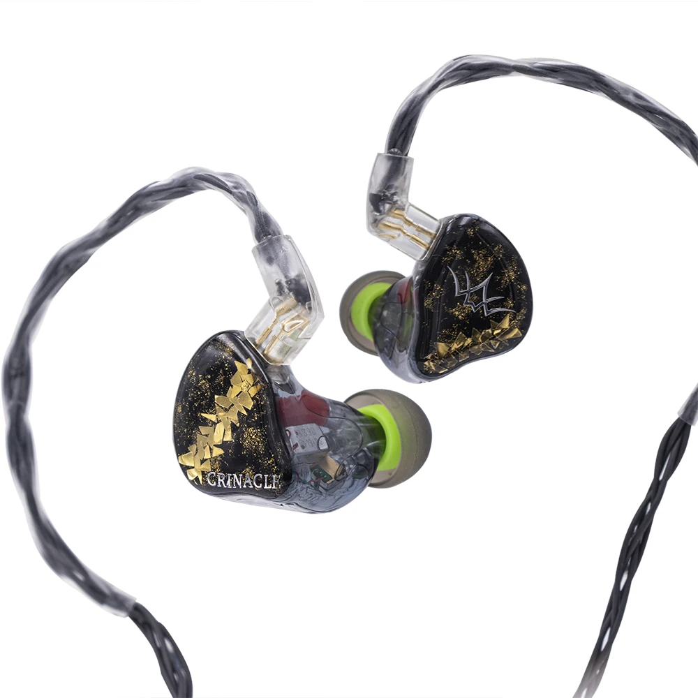 Бесстрашный аудио x Crinacle DAWN 6BA + 2 EST драйвера Hi-Fi наушники-вкладыши с кабелем 3 5-2Pin |