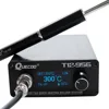 QUECOO T12-956 Soldering Digital Station Electronic Soldering iron OLED 1.3inch with Black M8 handle and T12 soldering iron tips 1