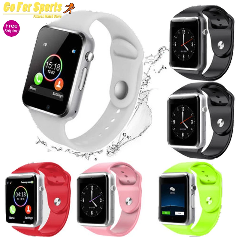 

2019 Bluetooth Smart Wrist Watch A1 GSM Phone For Android Samsung iPhone Man Women Smart Watches Kids Smart Wacht Men PK GT08 X6