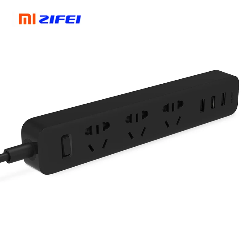 Xiaomi умный дом электронный блок питания розетка Быстрая зарядка 3 USB+ 3 розетки стандартный разъем ЕС США
