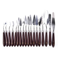 Stainless Steel Oil Painting Knives Artist Crafts Spatula Palette Knife Scraper Drawing Art Tools Stationery Supplies 1