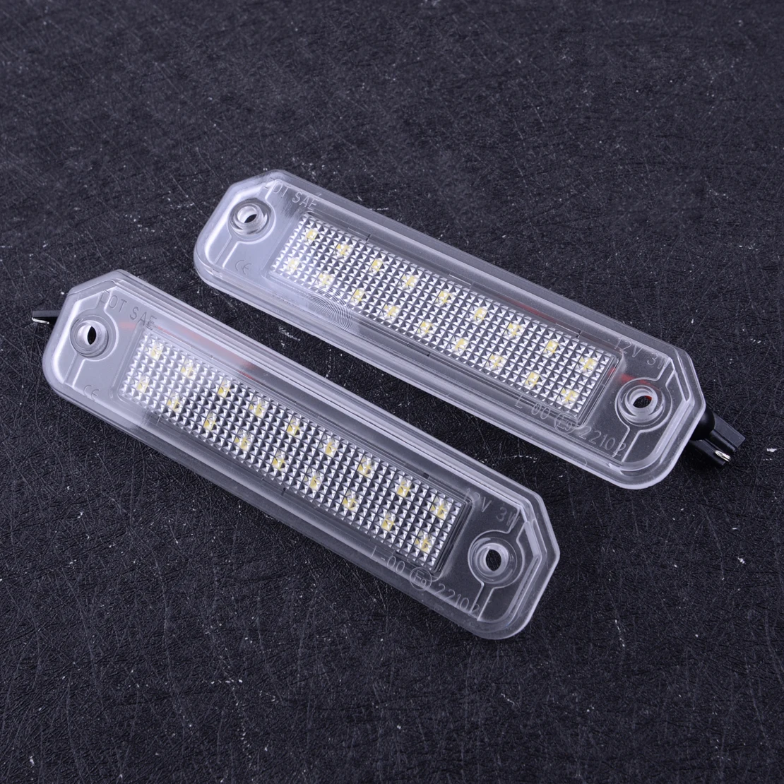 DWCX 2pcs светодиодный светильник номерного знака для Honda Civic Del Sol Trunk 1993 1994 1995 1996