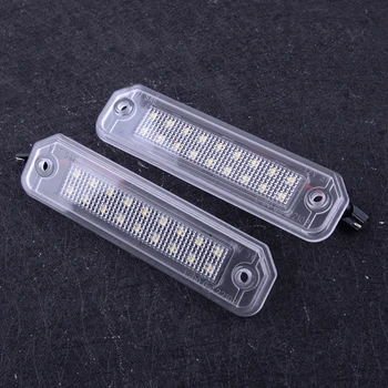 

DWCX 2pcs LED License Number Plate Light Lamp Fit For Honda Civic Del Sol Trunk 1993 1994 1995 1996 1997