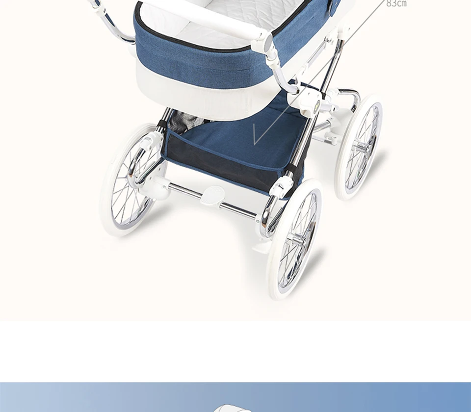 CoolBaby/Детская Коляска 2 в 1; коляска для лежа или увлажнения; складной светильник; Двусторонняя детская коляска; четыре сезона;