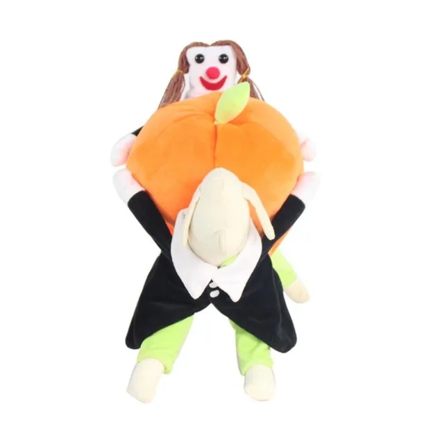 pumpkin Одежда для собак на Хэллоуин, Забавный костюм тыквы для домашних животных, косплей, одежда для особых мероприятий, наряд для собак, милые костюмы - Цвет: pumpkin