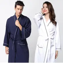 Однотонный цветной халат для душа; осенний спальный