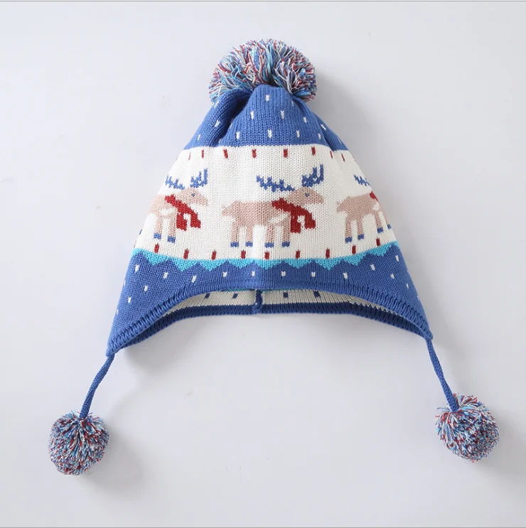 Boy hat winter Toddler Baby Girls Boys Solid Hat Winter Warm Knitted Beanie Cap Gift for Christmas