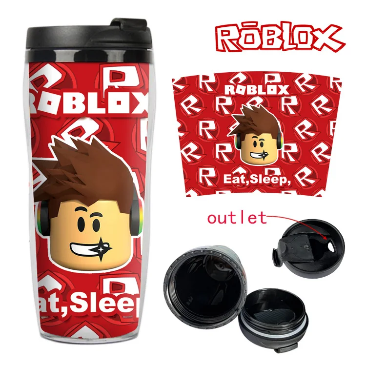 Original Roblox Surrounding Double-layer Insulated Plastic Cup Outdoor Sports Bottle Cold Water Creative Kid 400ml | Игрушки и хобби