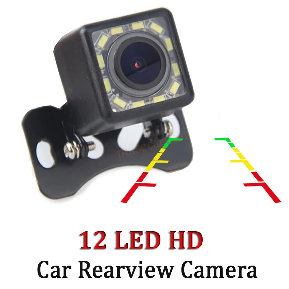 Водонепроницаемая Автомобильная камера заднего вида 170 широкоугольная HD CCD 12