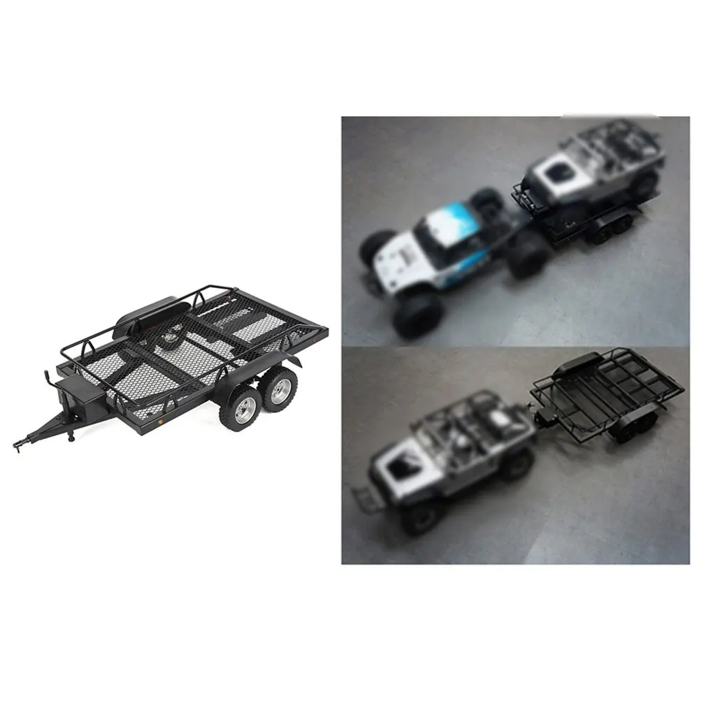 1:10 сверхмощный грузовик RC автомобили прицеп гусеничный грузовик для RC Рок Гусеничный грузовик Traxxas Trx4 осевой Scx10 90046 90047 CC01 D90